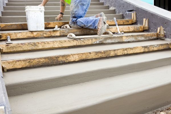 Concrete Steps Pouring in Alexandria
