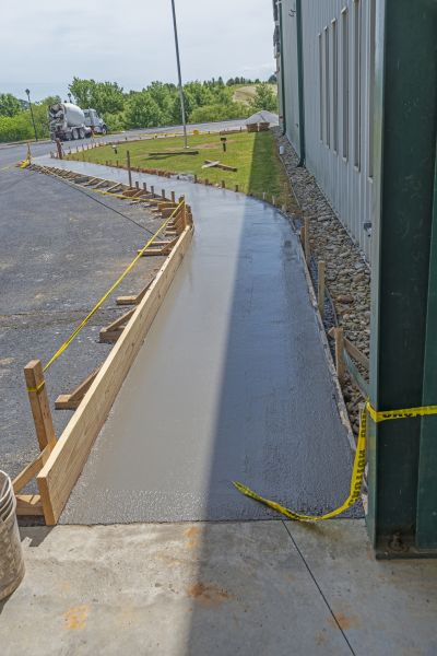 Concrete Sidewalk Paving in Alexandria