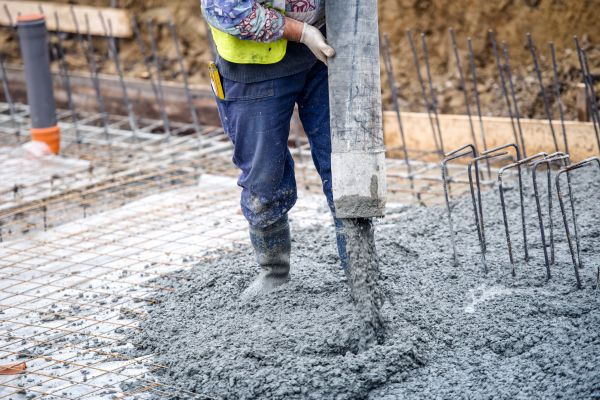 Cabin Foundation Pouring in Alexandria